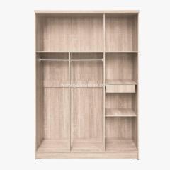 3 Door Wardrobe - White/Maple / Brand New / Free Delivery / 9953232