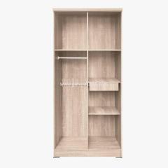 2 Door Wardrobe - White/Maple / Brand New / Free Delivery / 9953232