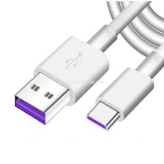 USB to Type-C Fast Charge Cable 1.5M 5A - Brand New - Free Delivery Maldives