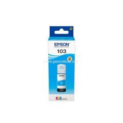 Epson 103 Cyan Ink Bottle - for EcoTank L-Series Printers - Brand New - Free Delivery Maldives