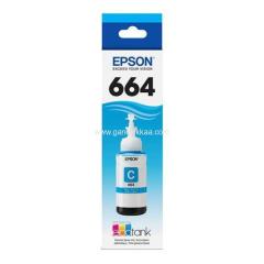 Epson 664 Cyan Ink Bottle - for EcoTank L-Series Printers - Brand New - Free Delivery Maldives