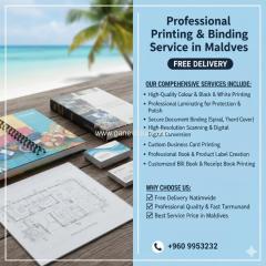Professional Printing & Binding Service in Maldives - Free Delivery