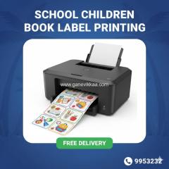 Custom School Book Labels for Children - Name Stickers Printing - Fast Delivery Maldives