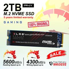 2TB M.2 NVMe SSD 2280 - PNY XLR8 - Brand New - Free Delivery Maldives