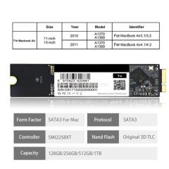 Apple MacBook Air3/4 SSD 256GB - M.2 NVMe PCIe - Brand New - Free Delivery Maldives